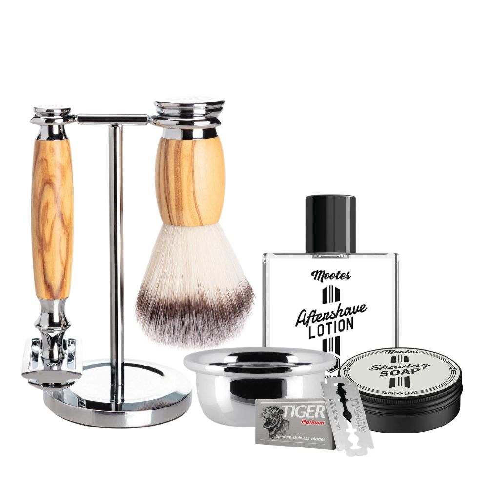 Set de rasoir de sûreté Mootes 7 pièces parfum Lime