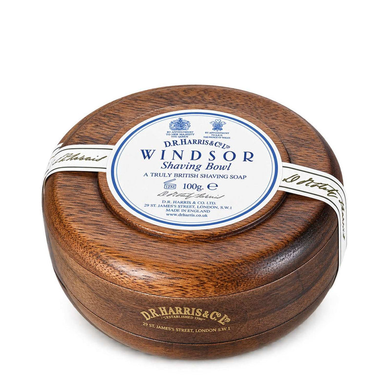 Shaving Soap Windsor in a Wooden Bowl - D.R. Harris