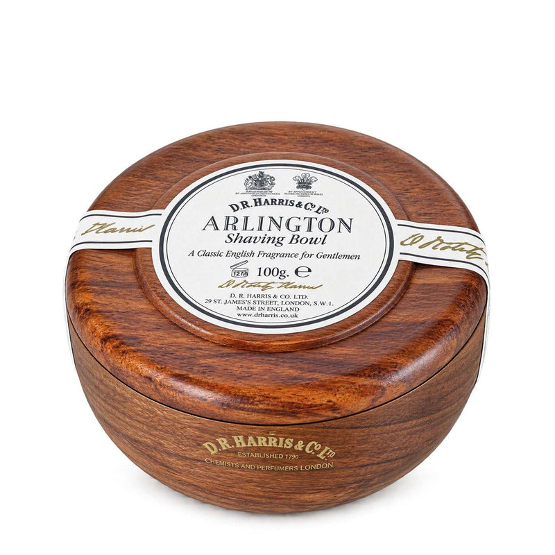 Savon à raser Arlington dans un bol en bois - D.R. Harris