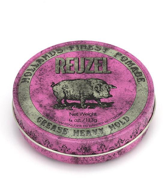 Hair pomade pink grease strong hold pomade - Reuzel