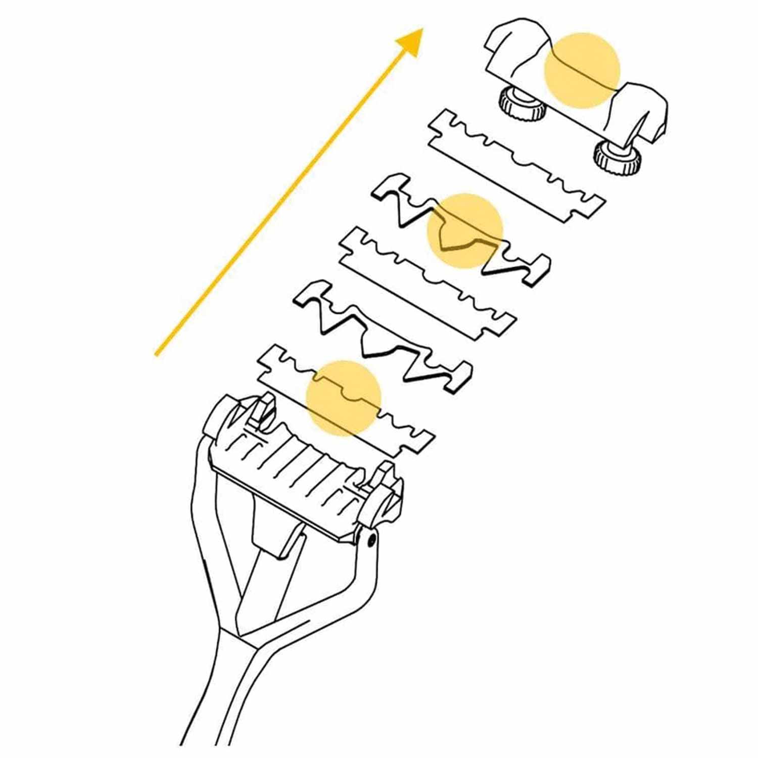 Rasoir à tête flexible Original 2.0 Chrome - Shavent