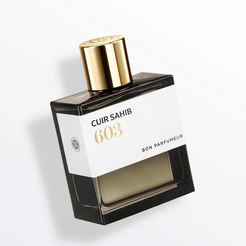 Bon Parfumeur Eau de Parfum Cuir Sahib 603 mit Leder-, Weihrauch- und würzigen Noten in elegantem Flakon.