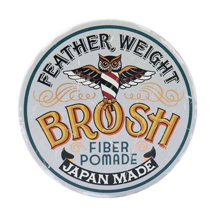 Haarpomade Fiber Pomade Feather Weight Brosh Dose mit Eulen-Design und Japan-Marke