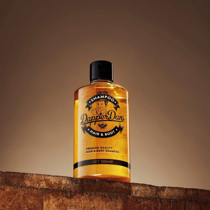 Dapper Dan Hair & Body Shampoo für sanfte Reinigung von Haar und Haut mit Vitamin B5