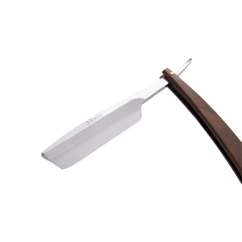 Dovo EDO Walnuss Rasiermesser 5/8 Zoll – Detailansicht