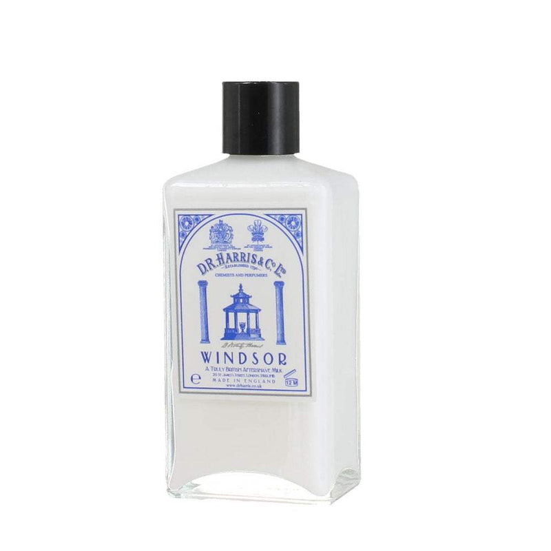 Aftershave Balsam Windsor von D.R. Harris milde, alkoholfreie Pflegemilch mit frischem Zitrus- und Vetiverduft für empfindliche Haut nach der Rasur