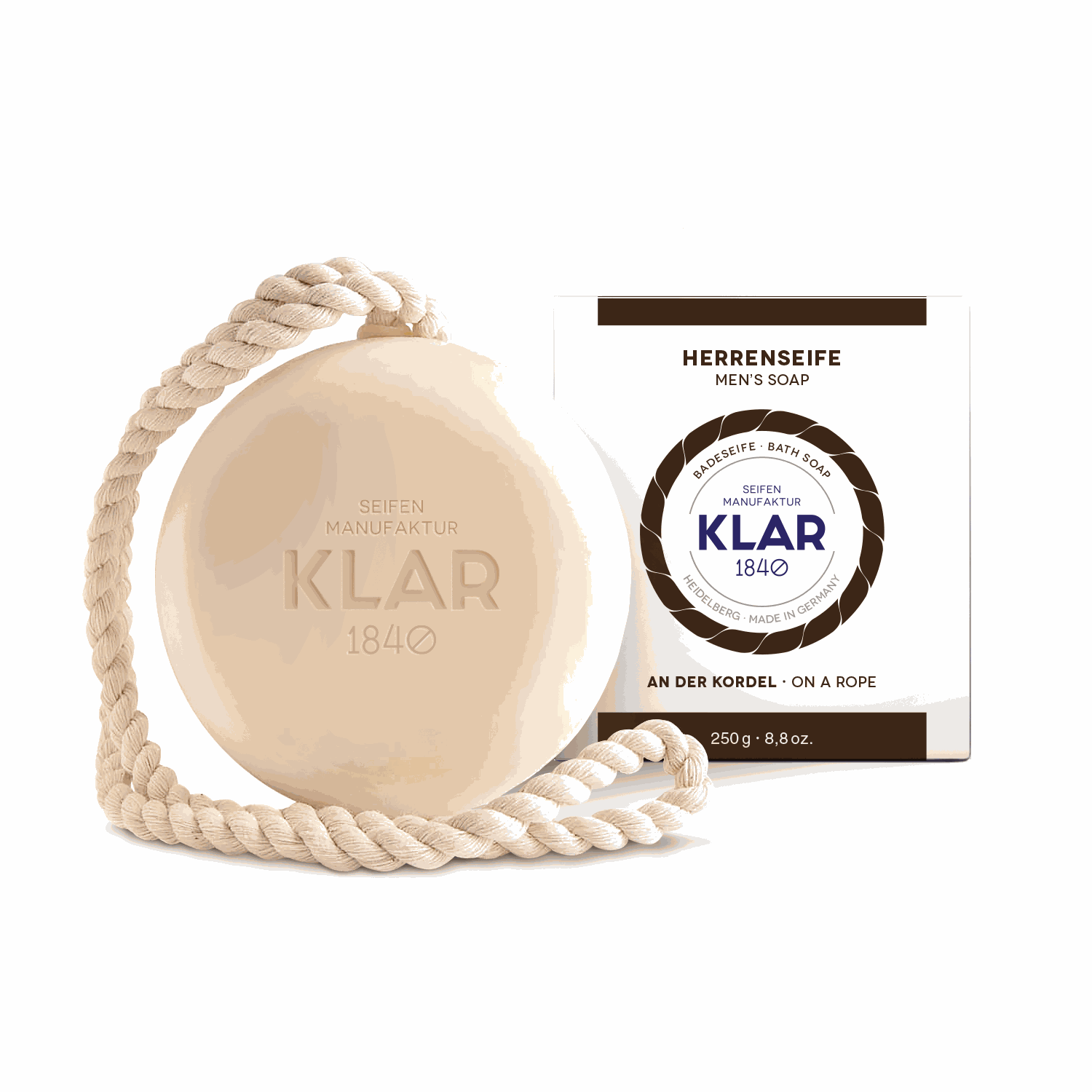 KLAR Herren Badeseife palmölfrei