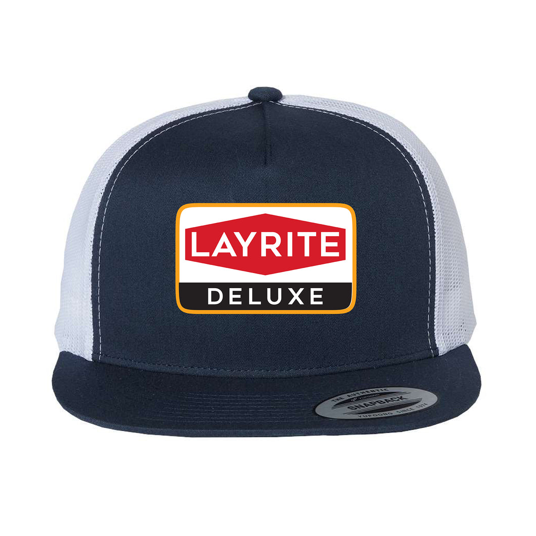 Layrite Fuel Station Trucker Cap Navy/White