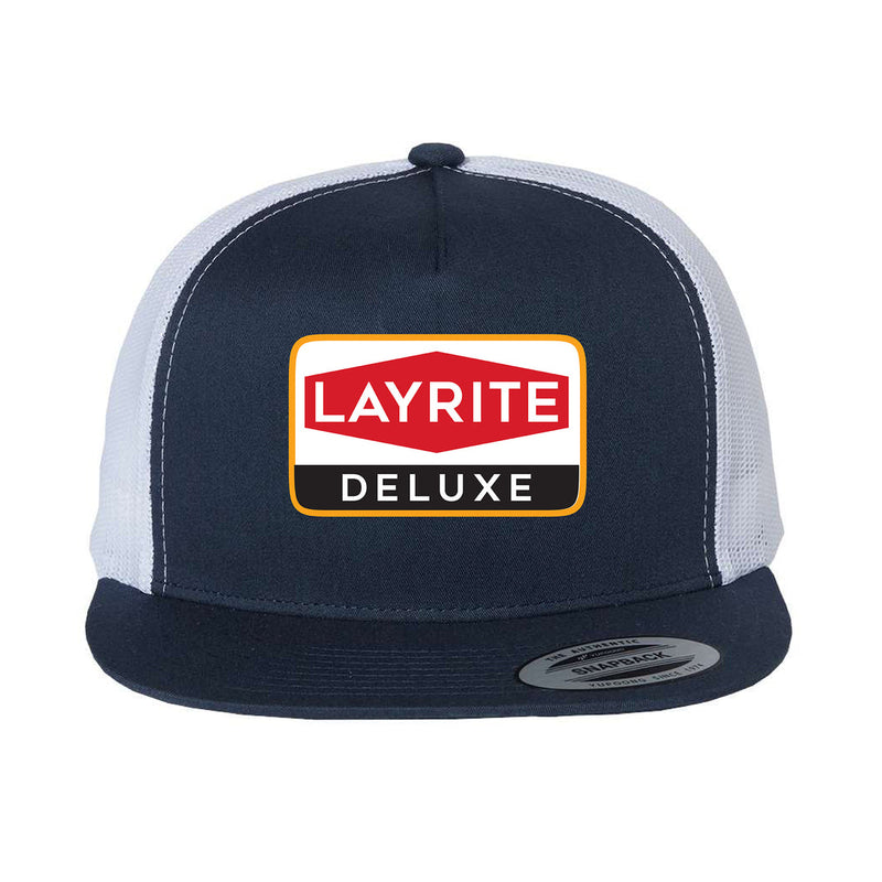 Layrite Fuel Station Trucker Cap Navy/White