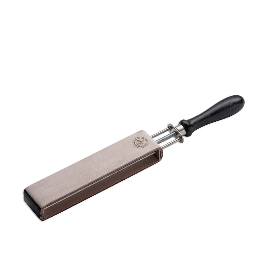 Böker Spannriemen aus Leder mit Griff zum Schärfen und Pflegen von Rasiermessern