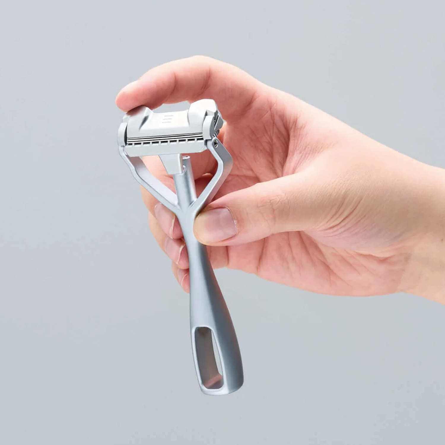 Rasoir à tête pivotante Compact 2.0 chrome mat - Shavent