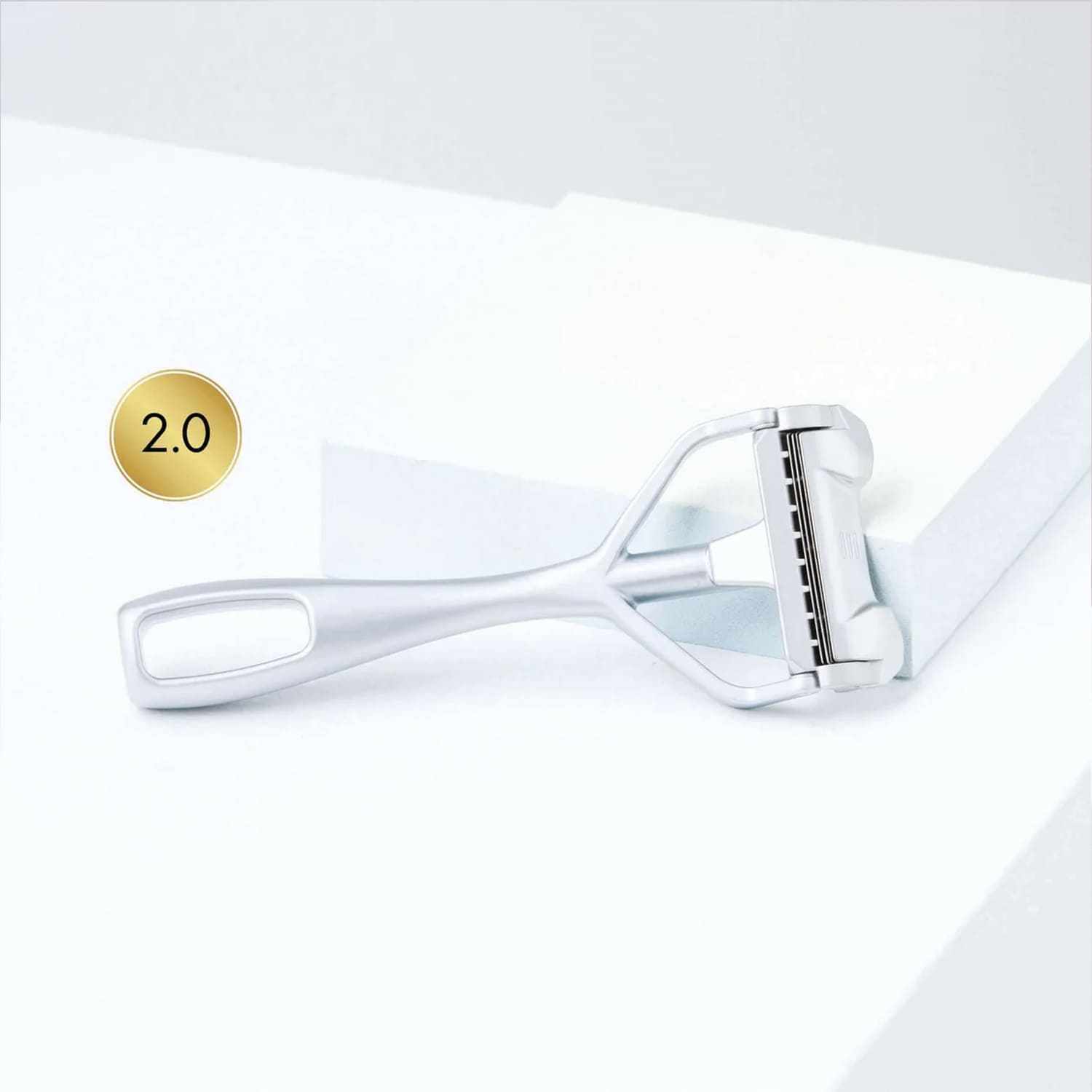 Rasoir à tête pivotante Compact 2.0 chrome mat - Shavent