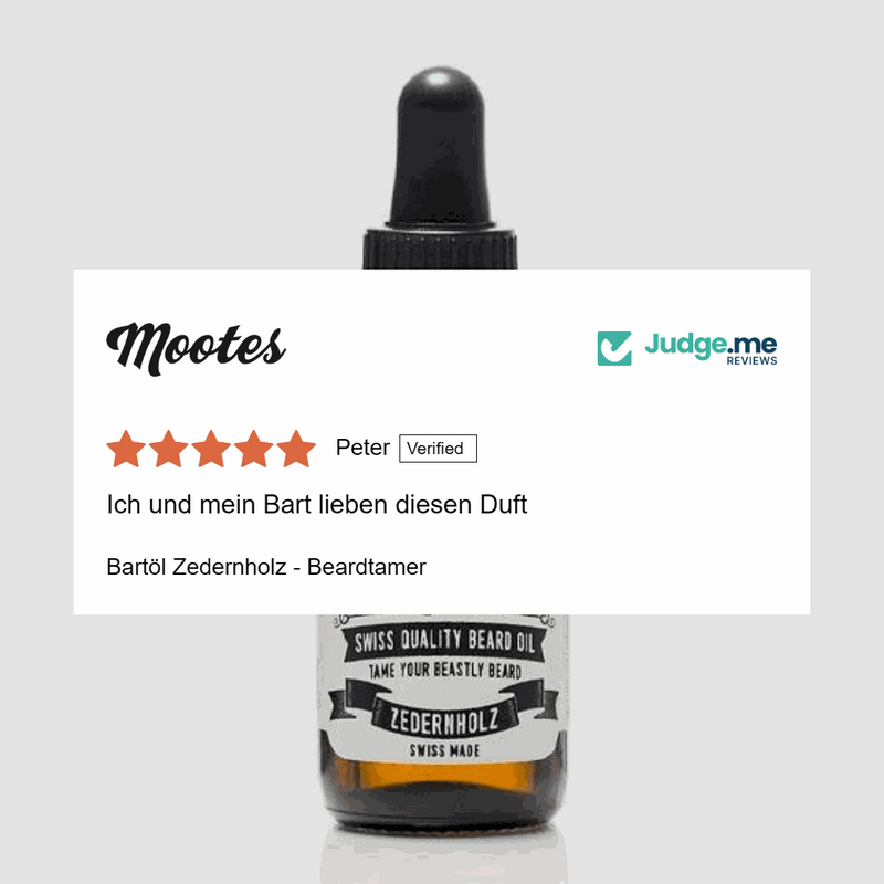 Bartöl Zedernholz - Beardtamer