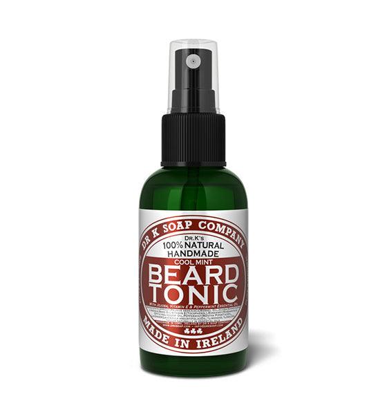 Bart-Tonic Cool Mint von Dr K Soap Company in grünem Sprayfläschchen für frische Bartpflege